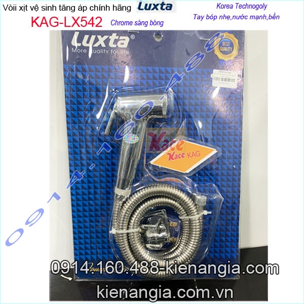 Vòi vệ sinh phòng tắm mạ chrome Luxta KAG-LX542