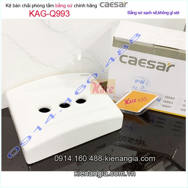 Giá để bàn chải bằng sứ CAESAR Q993