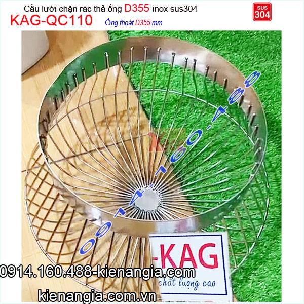 KAG-QC110-Cau-luoi-INOX-SUS304-chan-rac-tha-ong-D355-KAG-QC110-2