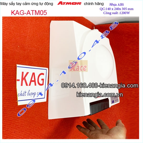 Máy sấy tay cảm ứng tự động ATMOR KAG-ATM05