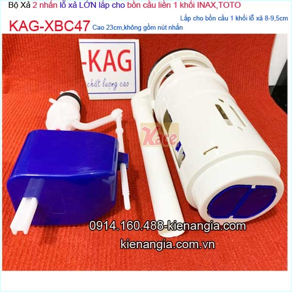 KAG-XBC47-Bo-xa-2-nhan-ban-cau-1-khoi-lo-xa-lon-8-9-5cm-INAX-TOTO-KAG-XBC47