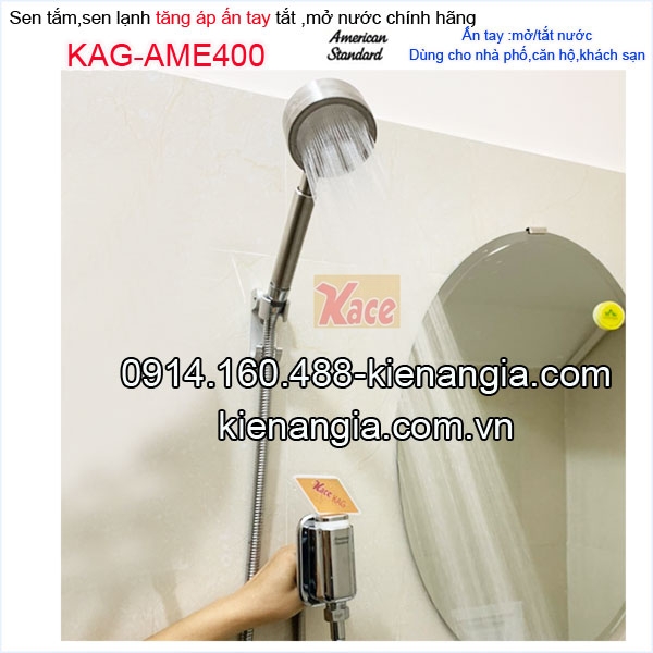 Vòi sen tắm nhấn tay American chính hãng KAG-AME400