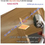 Vòi sen massage 5 chế độ máy nước nóng KAG-KS76