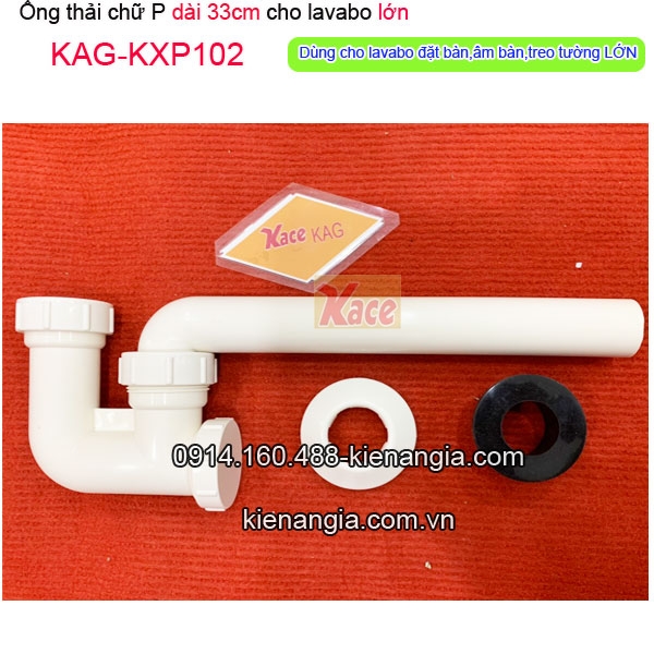 KAG-KXP102-Ong-thoat-chu-P-bang-nhua-dai-33cm-xa-lavabo-lon-KAG-KXP102-2