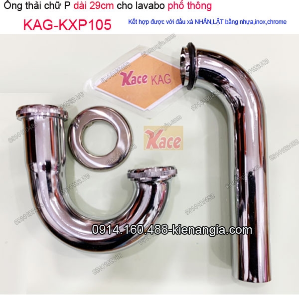 KAG-KXP105-Ong-thoat-chu-P-dai-29cm-xa-lavabo-dan-dung-KAG-KXP105-1