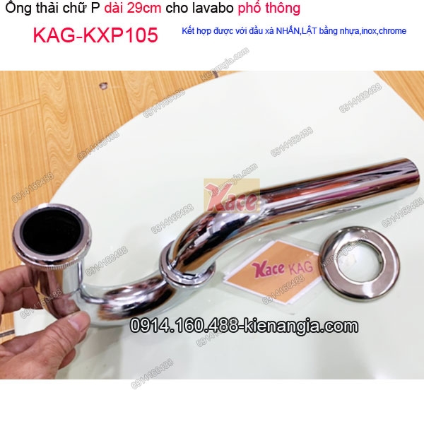 KAG-KXP105-Ong-thoat-chu-P-dai-29cm-xa-lavabo-dan-dung-KAG-KXP105-3