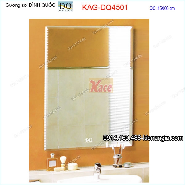 Gương soi  phòng tắm Đình Quốc DQ 45X60 cm KAG-DQ4501