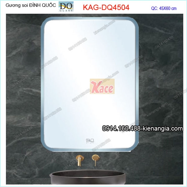 Gương soi  phòng tắm Đình Quốc DQ 45X60 cm KAG-DQ4504