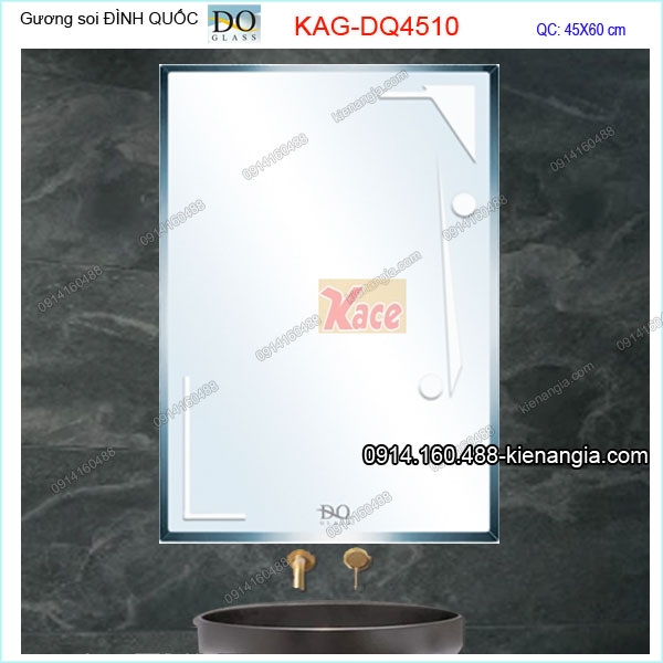 Gương soi  phòng tắm Đình Quốc DQ 45X60 cm KAG-DQ4510