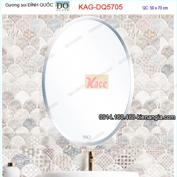 Gương soi Đình Quốc 50x70cm KAG-DQ5705