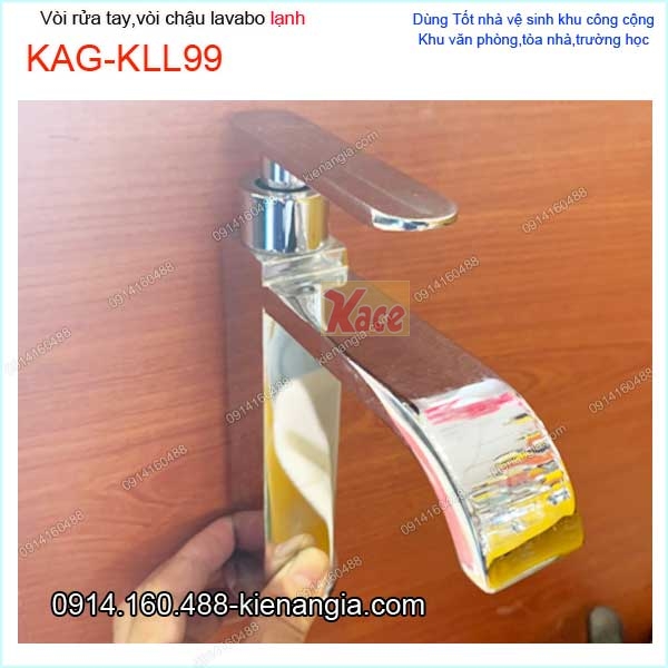 Vòi lavabo Lạnh Vuông 20cm KAG-KLL99