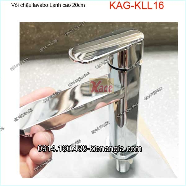 Vòi lavabo lạnh 20cm ống trúc KAG-KL16