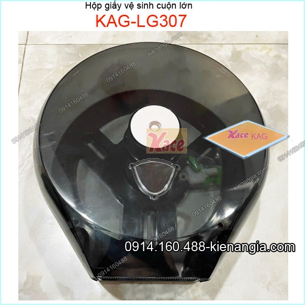 Hộp giấy vệ sinh cuộn lớn bằng nhựa ABS KAG-LG307