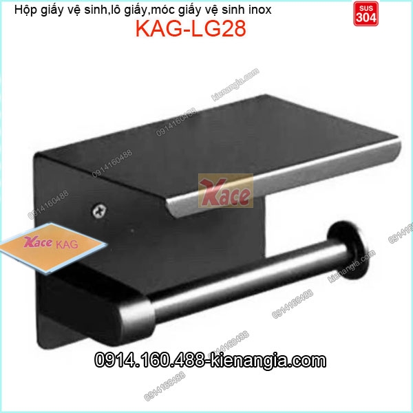 KAG-LG28-Moc-giay-ve-sinh-co-gia-de-dien-thoai--inox-sus304-den-KAG-LG28