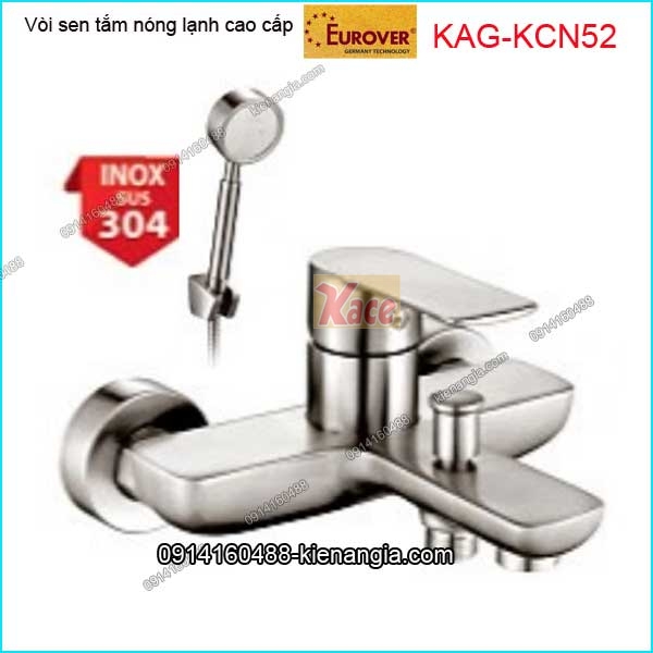 Vòi sen tắm nóng lạnh EUROVER INOX SUS304 KAG-KCN52