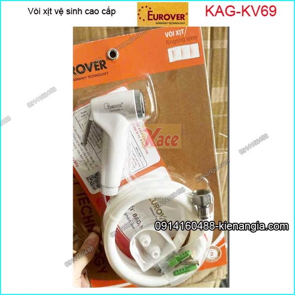 Vòi xịt vệ sinh chịu áp lực EUROVER KAG-KV69
