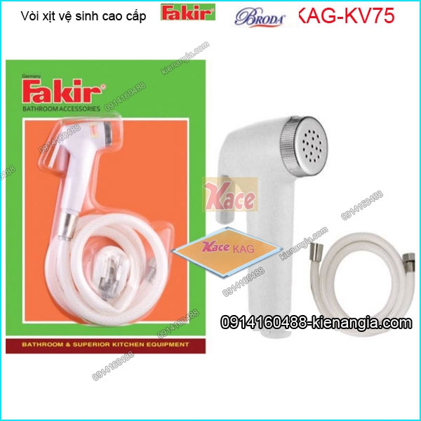 Vòi xịt vệ sinh cao cấp Fakir-Broda KAG-KV75