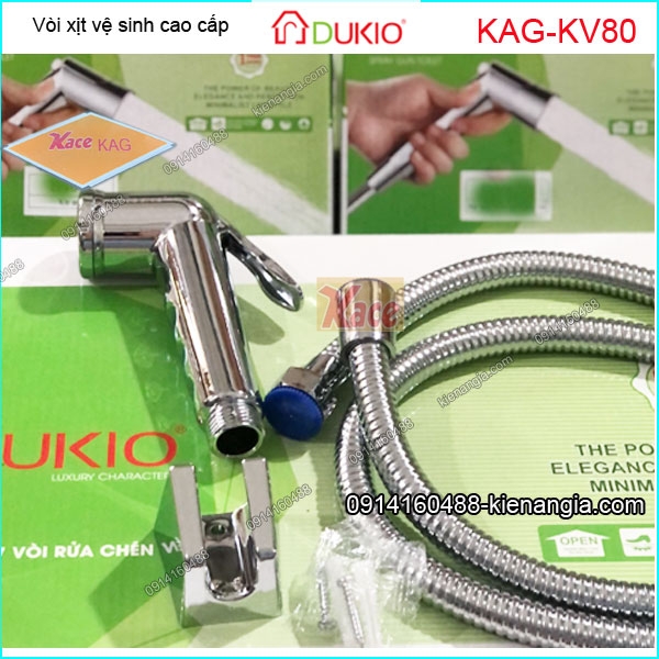 Vòi xịt vệ sinh Dukio KAG-KV80