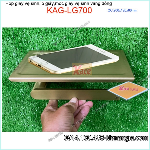 Móc giấy,lô giấy vệ sinh vàng đồng cổ điển KAG-LG700