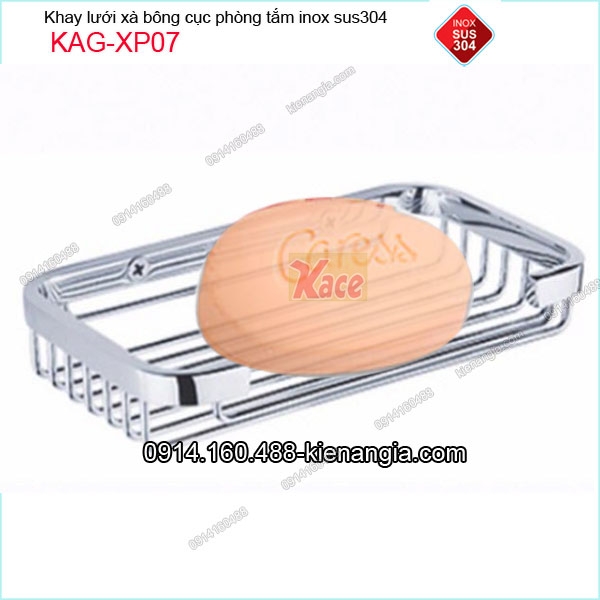 Dĩa xà phòng lưới inox KAG-XP07