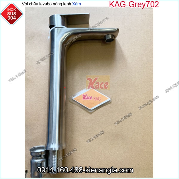 KAG-Grey702-Voi-chau-lavabo-nong-lanh-cao-30cm-Inox-sus304-Nano-XAM-KAG-Grey702-2