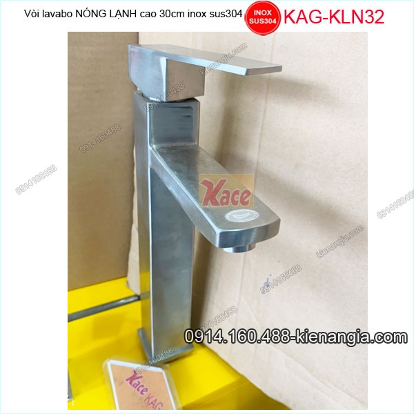Vòi lavabo nóng lạnh vuông 30cm Proxia,Biggo,Vinasen KAG-KLN32