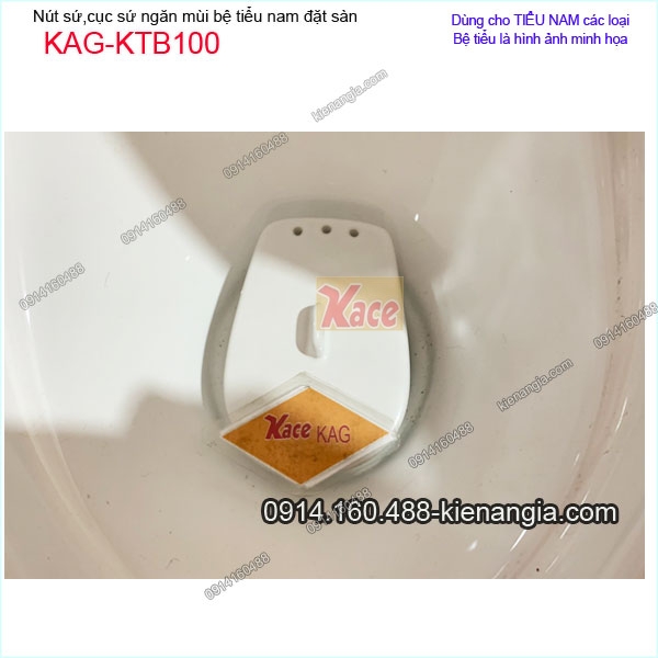 Cục sứ ngăn mùi chống hôi bồn tiểu nam ĐẶT SÀN KAG-KTB100