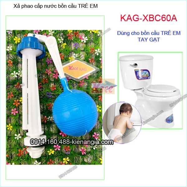 Xả phao cấp nước bồn cầu gạt Trẻ em KAG-XBC60A