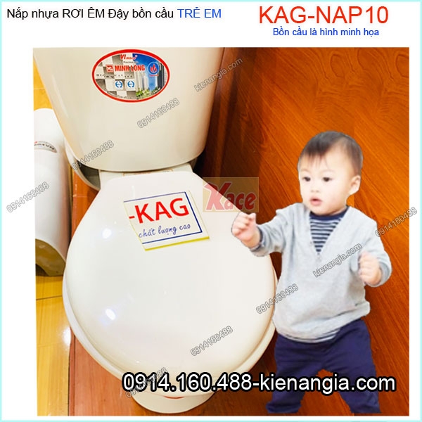 Nắp bồn cầu trẻ em rơi êm KAG-NAP10