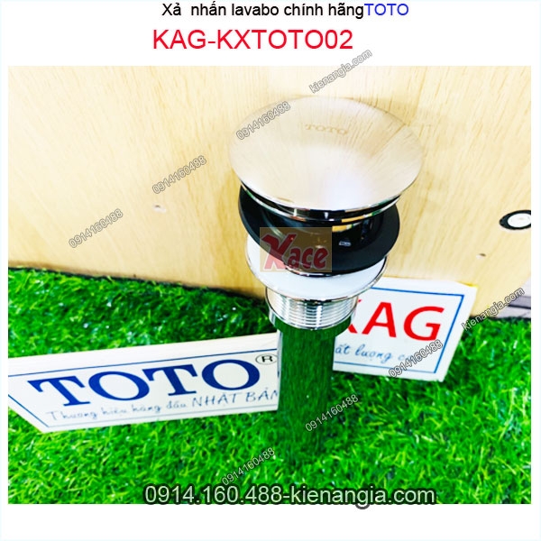 Đầu xả Nhấn chậu lavabo TOTO chính hãng KAG-KXTOTO02