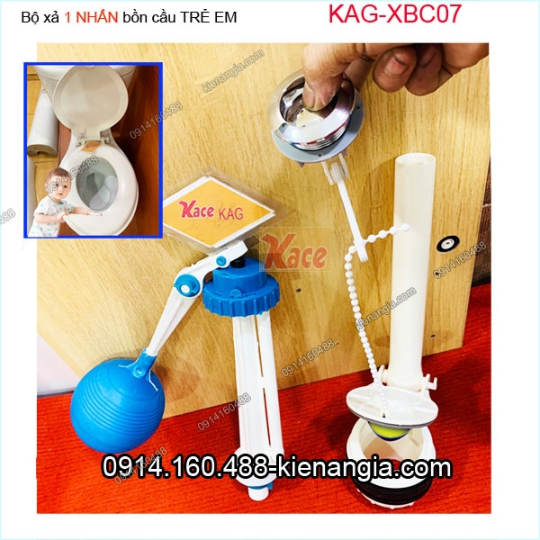 Bộ xả Nhấn bồn cầu trẻ em KAG-XBC07