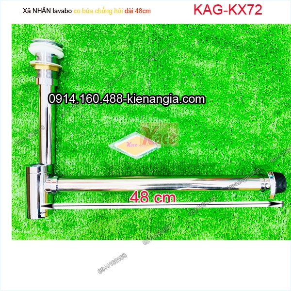 Xả nhấn lavabo co búa dài 48cm KAG-KX72 dùng lavabo Size đại