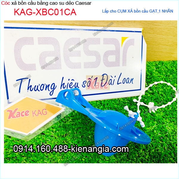 Cóc xả bồn cầu cao su dẻo Caesar KAG-XBC01CA