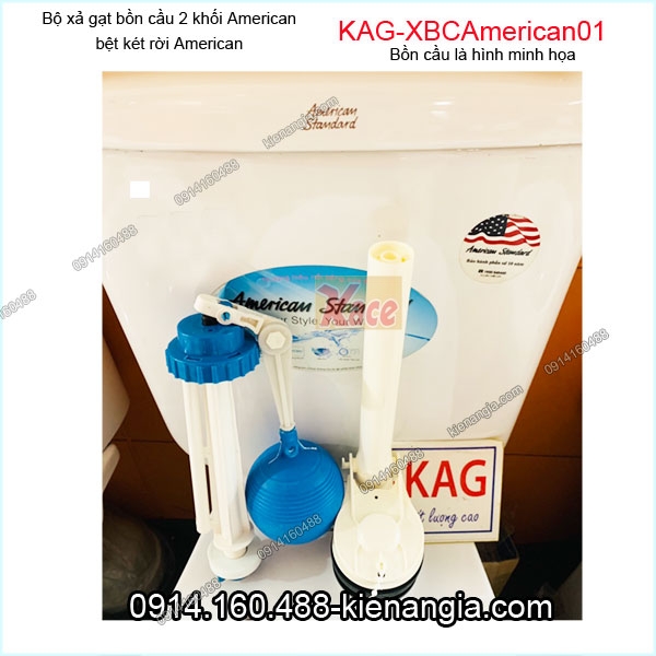 Bộ xả bàn cầu tay gạt American KAG-XBCAmerican01