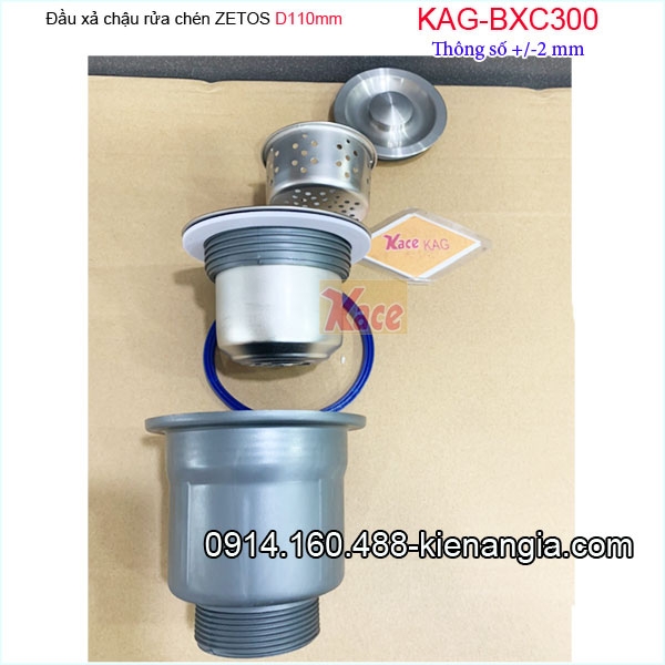 KAG-BXC300-Dau-xa-ZETOS-D110-nhua-duc-chau-rua-chen-KAG-BXC300-4