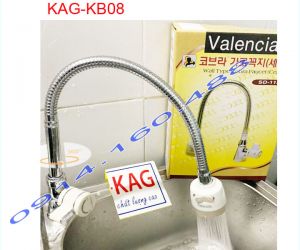 Vòi bếp lò xo Korea-Valencia gắn chậu KAG-KB08