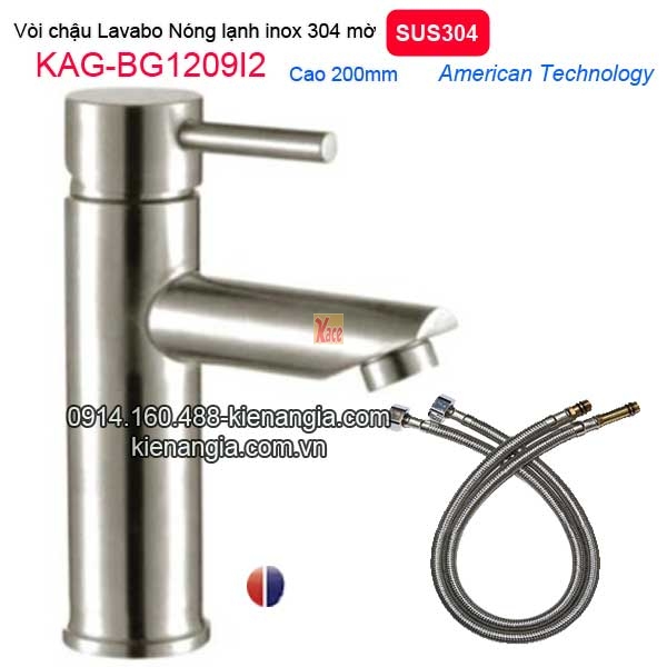Vòi ống trúc nóng lạnh chậu lavabo âm bàn BIGGO KAG-BG1209I2