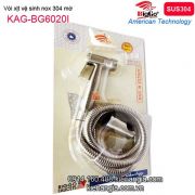 Vòi xịt vệ sinh inox su304 cực mạnh BIGGO KAG-BG6020I