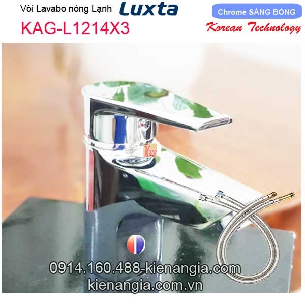 Vòi lavabo nóng lạnh cao cấp Korea-Luxta KAG-L1214X3
