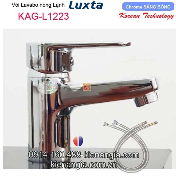 Vòi lavabo nóng lạnh cao cấp Korea-Luxta KAG-L1223