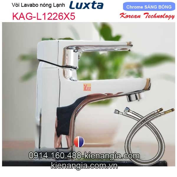 Vòi lavabo nóng lạnh cao cấp Korea-Luxta KAG-L1226X5