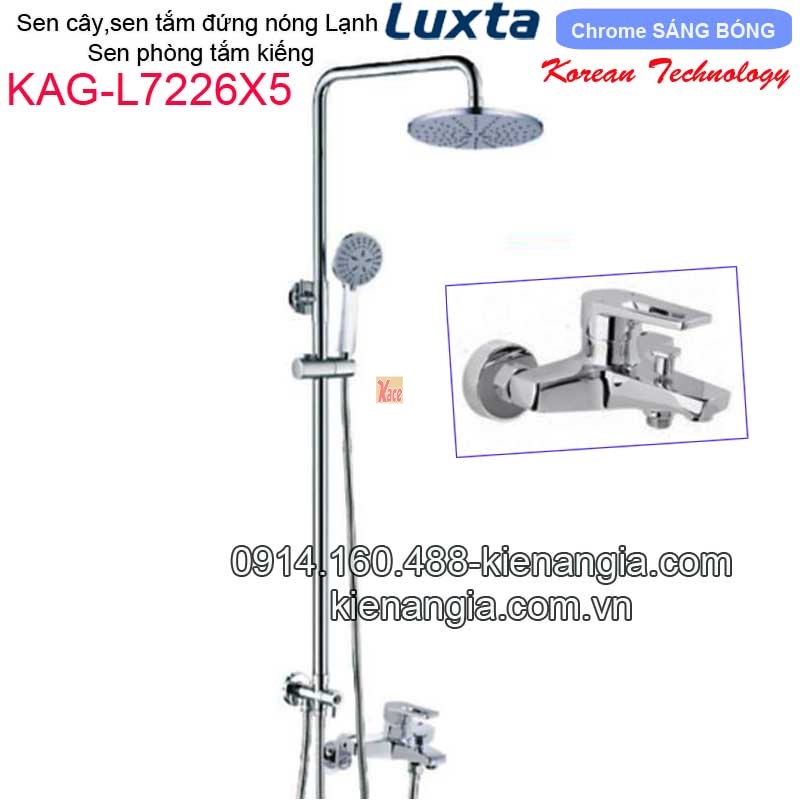 Sen phòng tắm đứng nóng lạnh Korea Luxta KAG-L7226X5