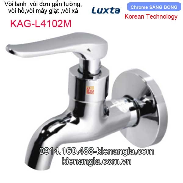 Vòi lạnh gắn tường,vòi đơn Korea-Luxta KAG-L4102M