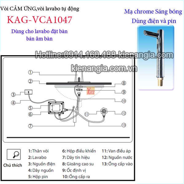 Voi-cam-ung-chau-lavabo-dat-ban-KAG-VCA1047-LAP-DAT