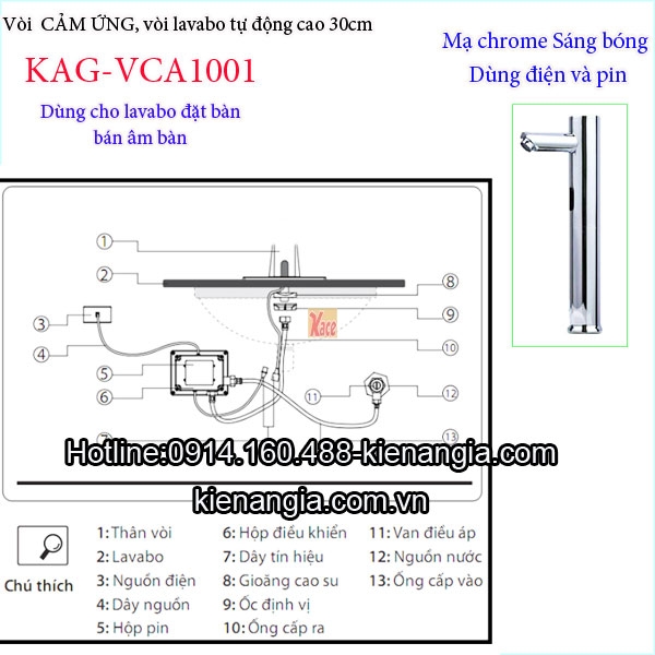 Voi-cam-ung-chau-lavabo-dat-ban-KAG-VCA1001-LAP-DAT