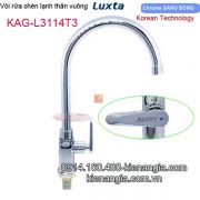 Vòi rửa chén bát lạnh thân vuôngKorea Luxta-KAG-L3114T3-1