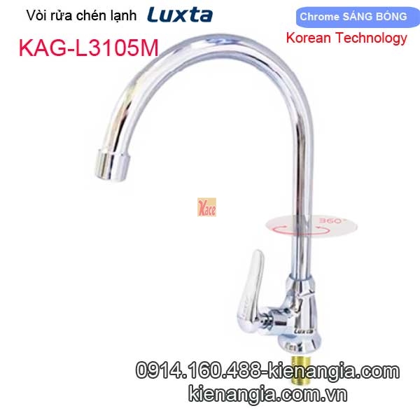 Vòi rửa chén bát lạnh Korea Luxta-KAG-L3105M