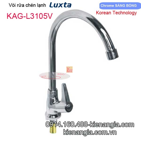 Vòi rửa chén bát lạnh Korea Luxta-KAG-L3105V