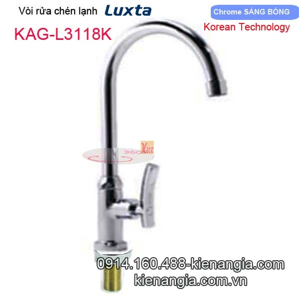Vòi rửa chén bát lạnh Korea Luxta-KAG-L3118K
