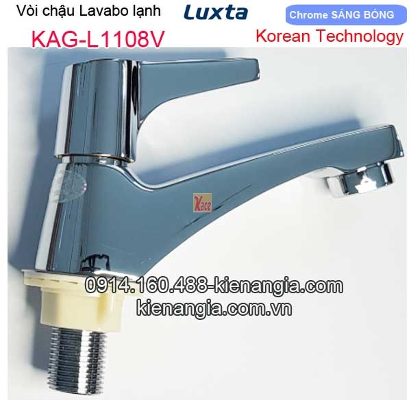 Vòi lạnh chậu lavabo Korea Luxta-KAG-L1108V